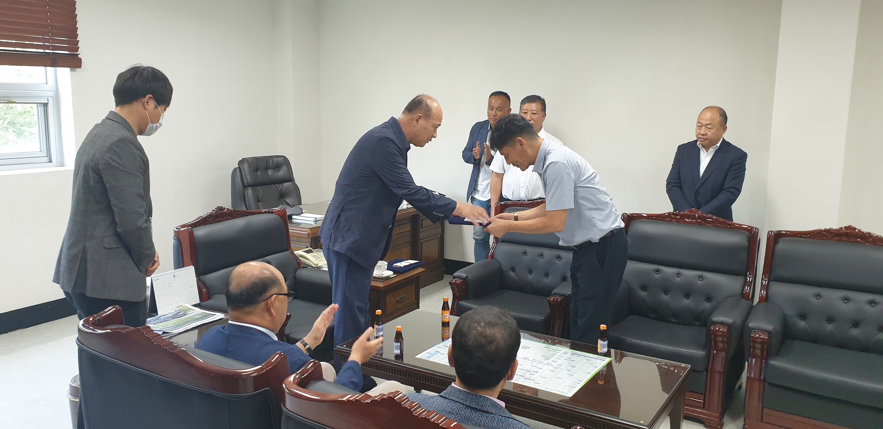 화물차 무사고 100일 달성 충북 3개사 포상