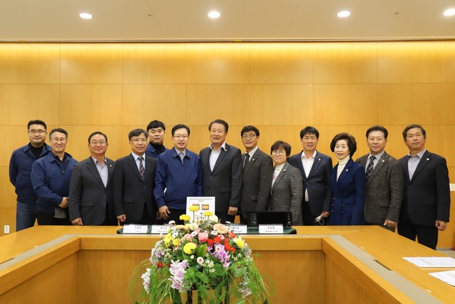 진천군의회, 현대모비스(주) 진천공장 방문