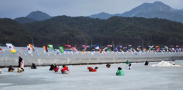 괴산청천면 솔맹이마을, 썰매장 개장