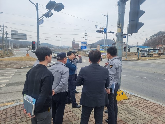 음성경찰서, 교통사망사고 지점 현장 합동점검