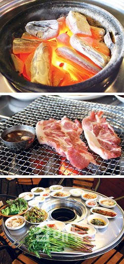 지글지글 참숯불에 익어가는 뒷통살… 보고만 있어도 침이 꼴깍