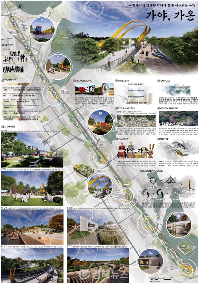 2022년 제20회 김해시 도시경관디자인 작품공모전…대상에 가야, 가온