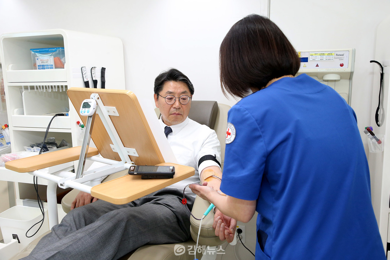 헌혈의 집 김해센터, 내동 금민빌딩으로 확장 이전