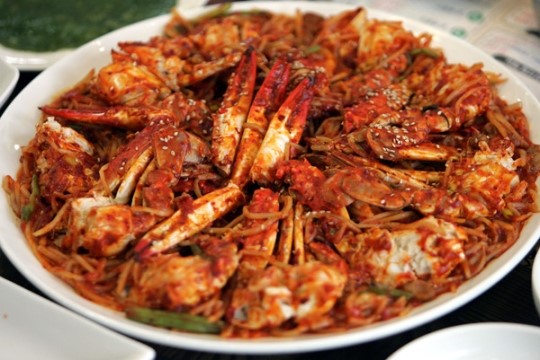 김해 장유 관동로  숙이네 꽃게한상