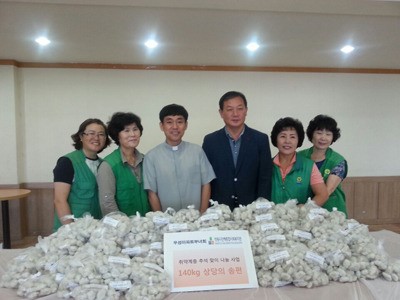 우성아파트 새마을부녀회, 추석 송편 전달