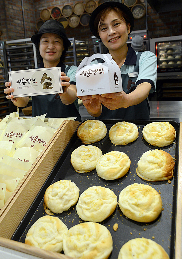 삼송빵집, 롯데 부산본점 입점