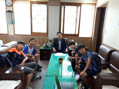 면사무소 찾아 역사 직접 배웠죠
