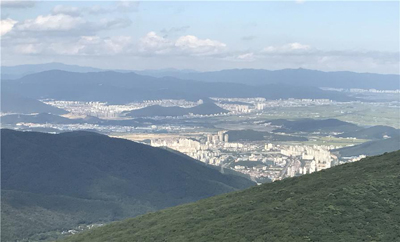 불모산 정상 전망대 설치를