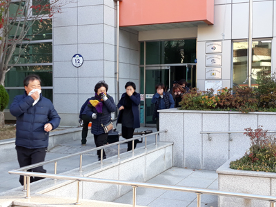 창원 마산회원구 구암2동， 합동소방훈련