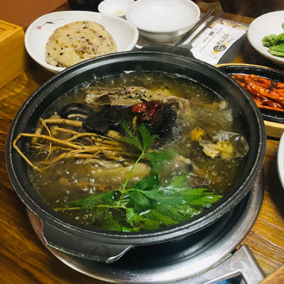 청둥오리ㆍ한방약재의 만남, 더위 물리치는 최고 보양식