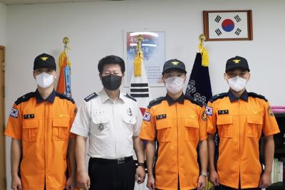 김해동부소방서, 의무소방원 전입신고식