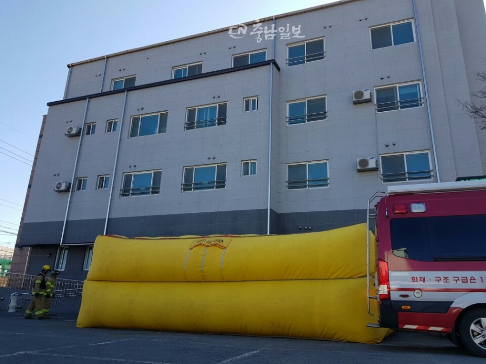 부여소방서, 부여사랑노인요양원 소방훈련