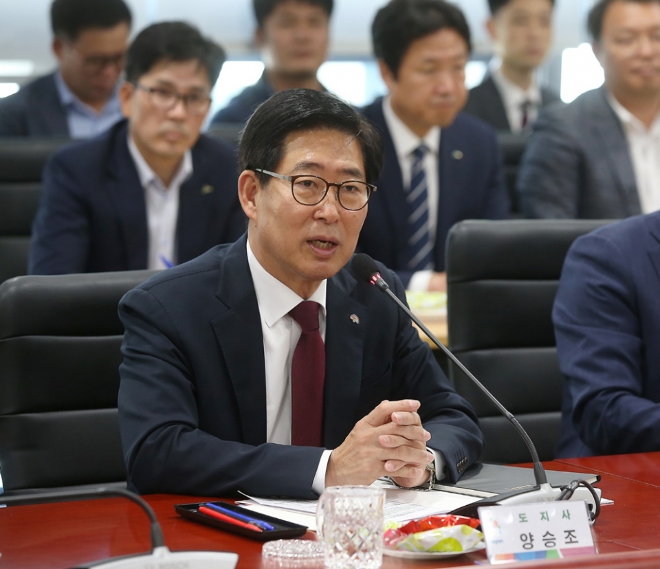 양승조 충남지사 임업인, 대북 산림사업 준비해야