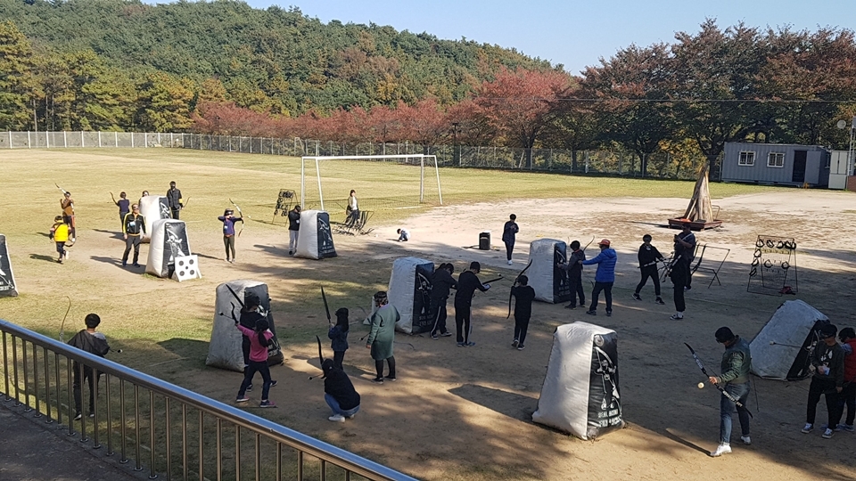 온양한올중, 1박2일! 가족캠프 참여