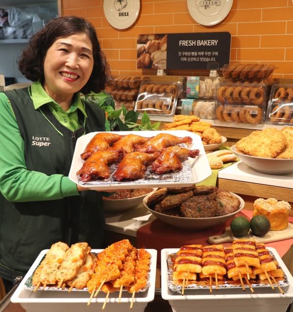 롯데슈퍼 엑스포점 나들이용 먹거리 꿀맛이네