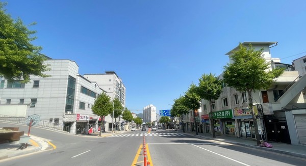 제천시, 의병대로 지중화사업 완료...보행경관,도시경관 개선