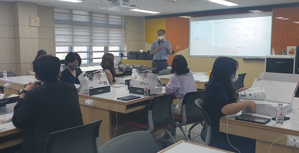 충청남도교육청연구정보원, AI자율주행 자동차 활용 연수 운영