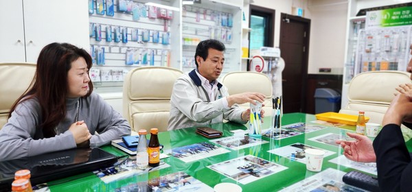 논산시 휴먼테크 기업 방문