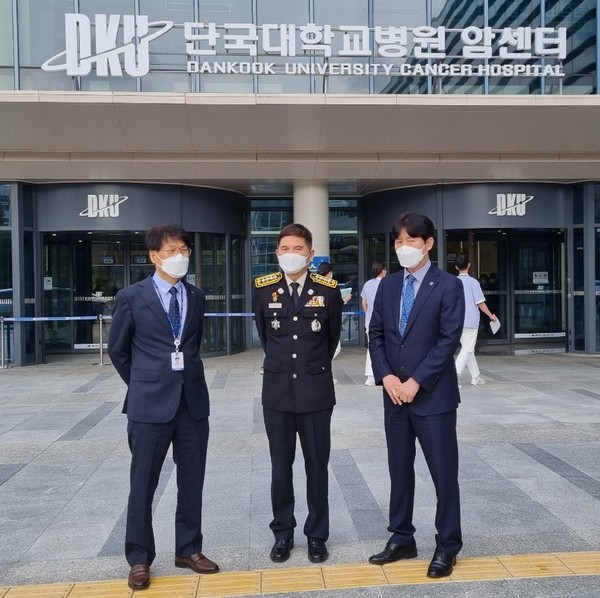 천안동남소방서장, 추석 대비 대형 의료기관 간담회 가져