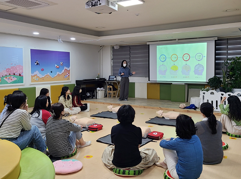 [포토] 대한적십자사 충남지사, 응급처치 안전교육 및 법정의무교육 운영