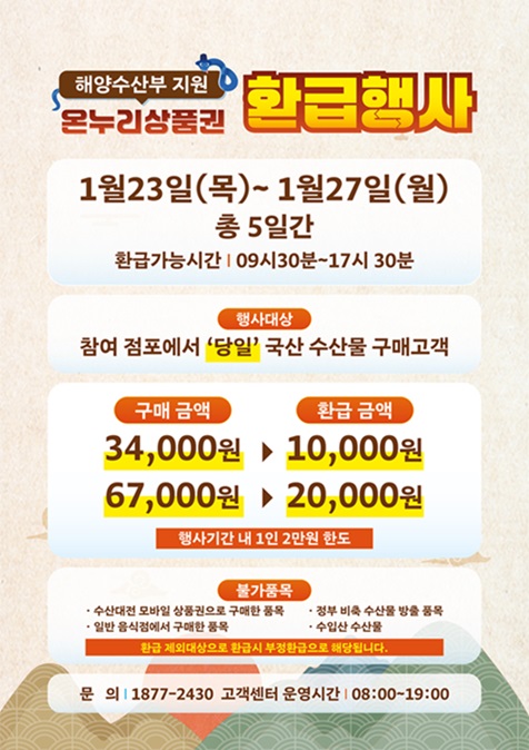 [포토] 충남도 온누리상품권 환급행사 실시