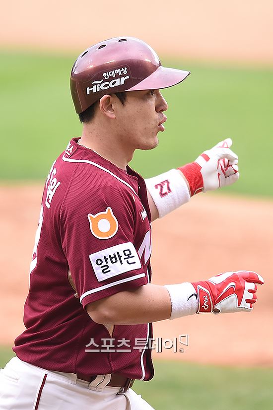 넥센 박동원, 리드 잡는 투런포 가동