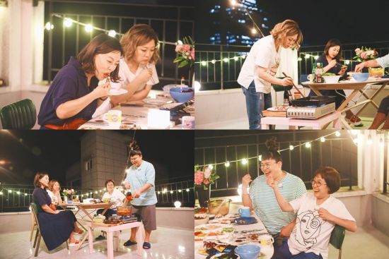 밥블레스유 송은이X김숙, 사무실 이사 기념…문 없는 화장실?