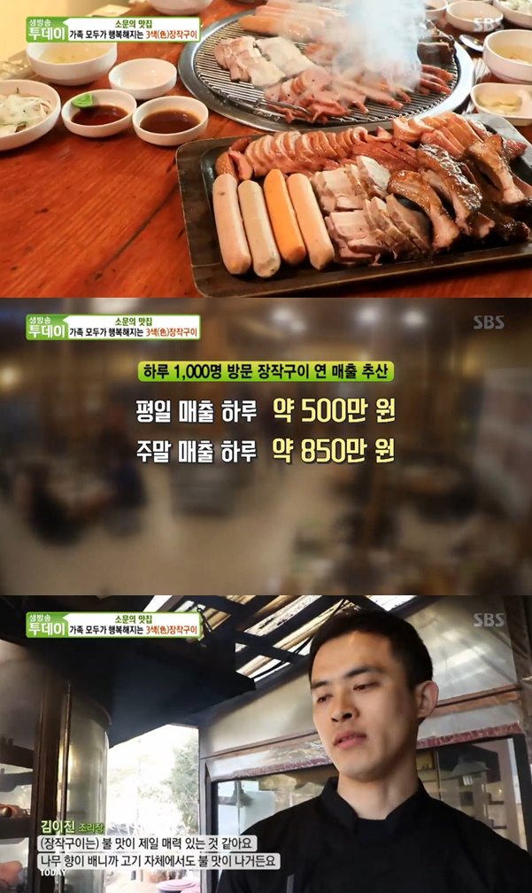 생방송투데이 3색 장작구이, 연 매출 20억→매출 1위 흑마늘