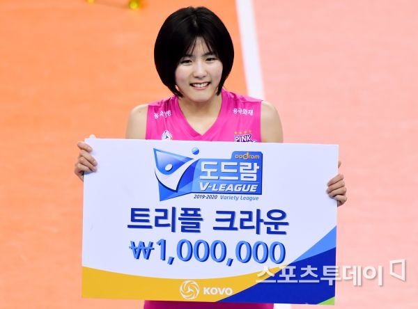 [ST포토] 이재영, 트리플 크라운 달성