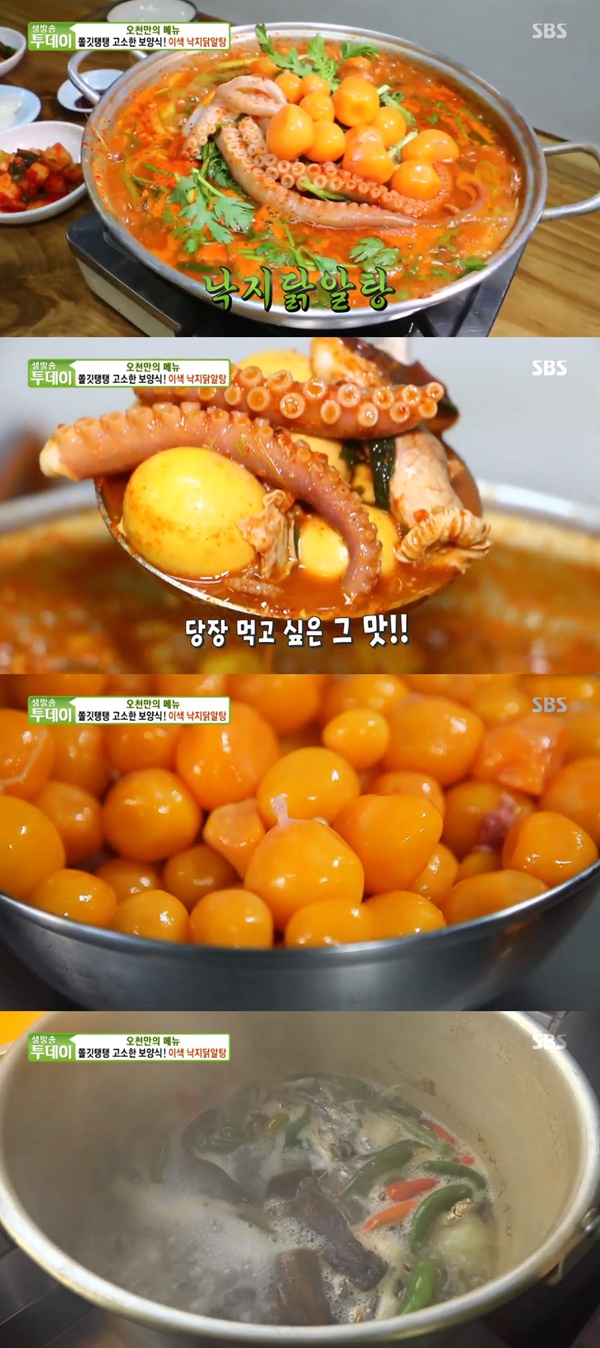 생방송 투데이 이색 낙지닭알탕, 노계서 나는 귀한 재료 젤리처럼 쫀득 [TV캡처]
