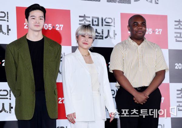 [ST포토] 남연우-치타-테리스 브라운, 영화 기대해주세요