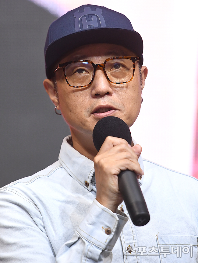 [ST포토] 비쥬 주민, 채은정 녹음하면서 실력에 놀라