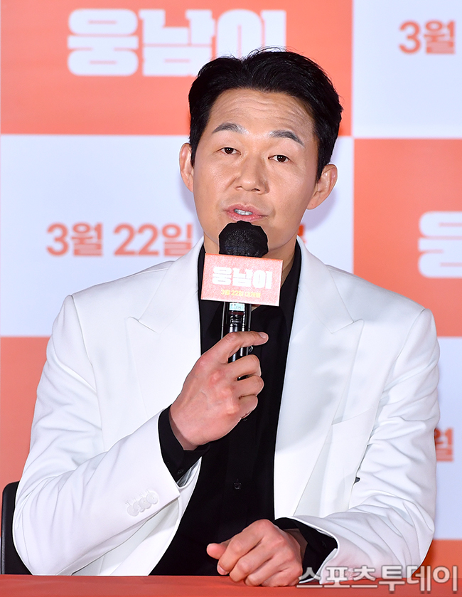 [ST포토] 박성웅, 박성광 감독과 오래된 인연