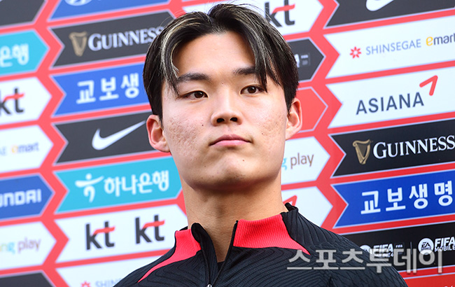 [ST포토] 오현규 여유가 느껴지는 표정