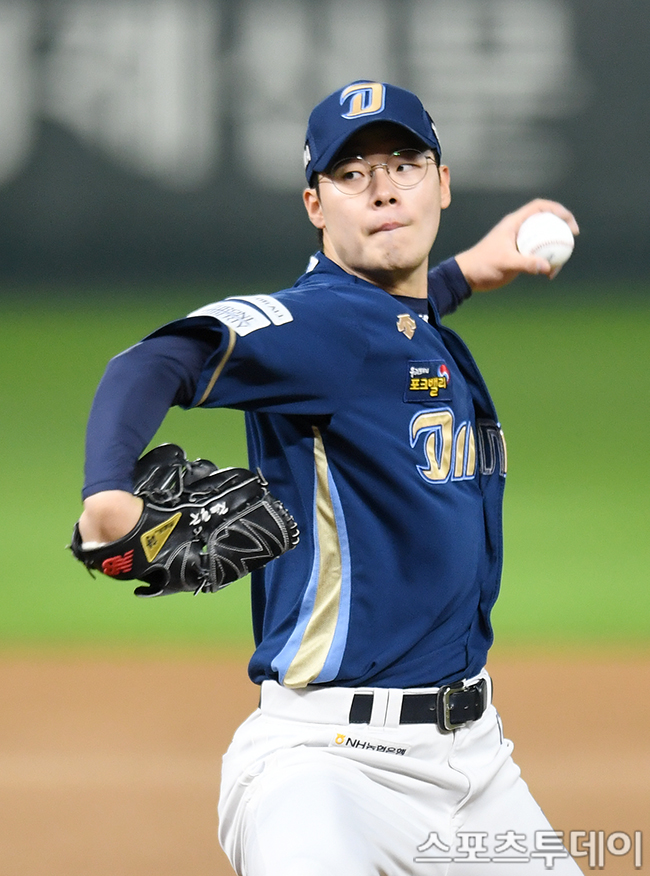 1승 2홀드 미스터제로 NC 김영규, 준PO MVP 등극