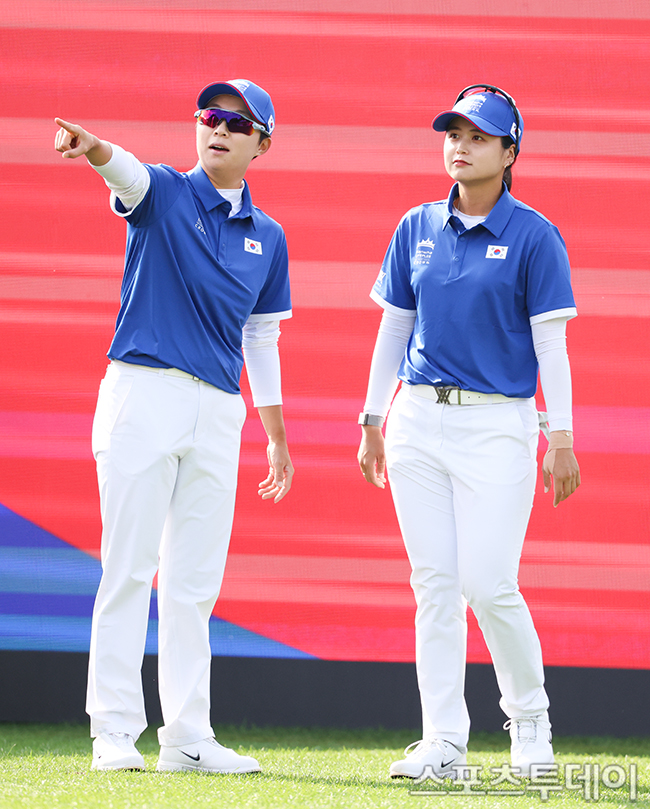 [ST포토] 김효주-최혜진, '우리 제법 친하죠'