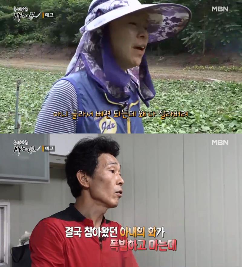 휴먼다큐 사노라면 영월 곤드레 부부의 갈등…화해할 수 있을까