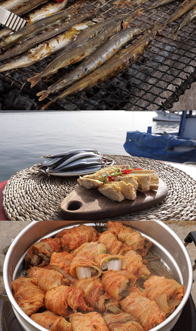 ‘한국인의 밥상’ 겨울 추억의 맛, 양미리 회·알찜·장칼국수·과메기 파스타·돼지고기 묵은지말이