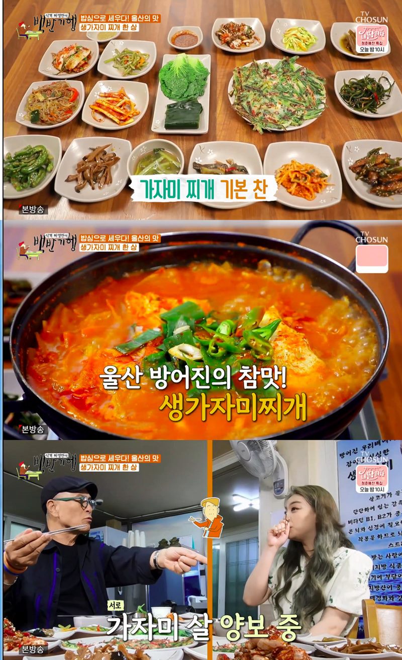 백반기행 울산 생가자미 찌개 한상 맛집 어디? 기본찬만 16가지 푸짐