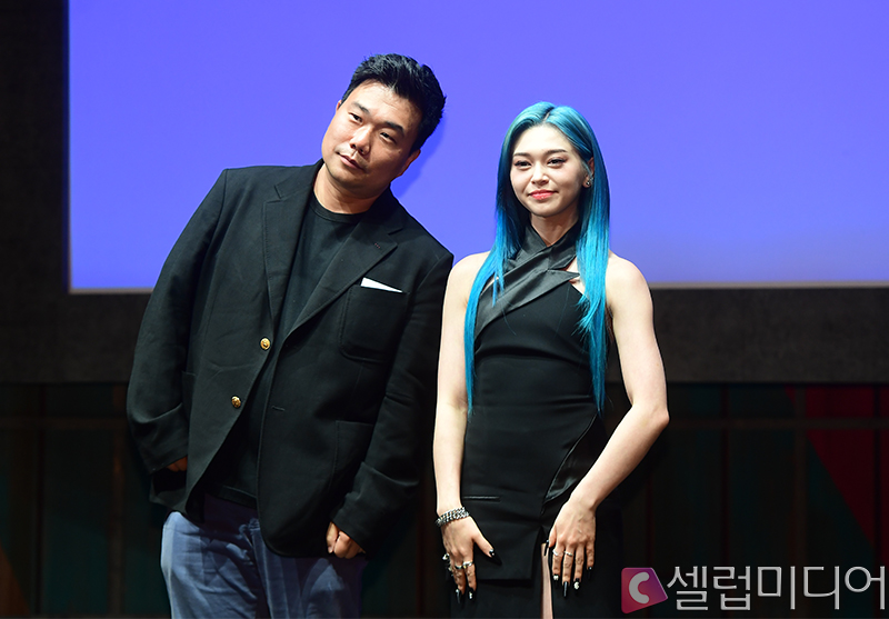 [셀럽포토]지비레이블 김준홍 대표-알렉사 함께