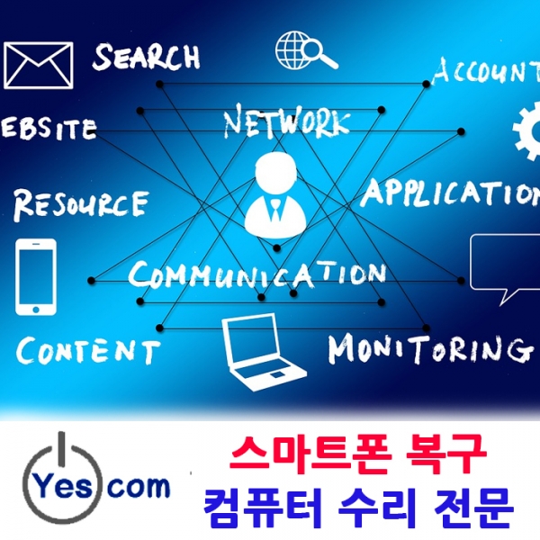 데이터복구 전문 예스컴 스마트폰, 랜섬웨어복구부터 컴퓨터수리까지 전방위 지원