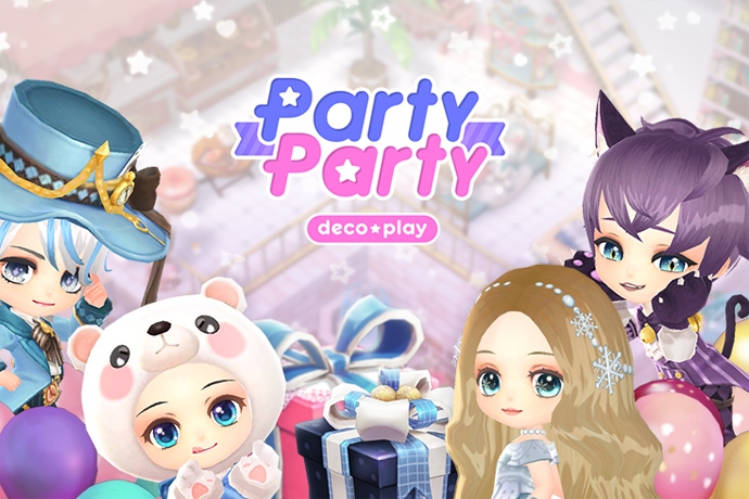 [프리뷰]이 파티의 주인공은 바로 나, 데브시스터즈 모바일 아바타 커뮤니케이션 게임 파티파티 데코플레이