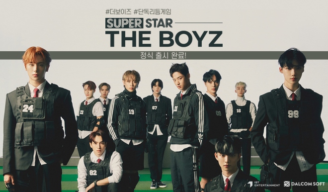 달콤소프트 모바일 리듬 게임 SuperStar THE BOYZ 15일 글로벌 정식 출시