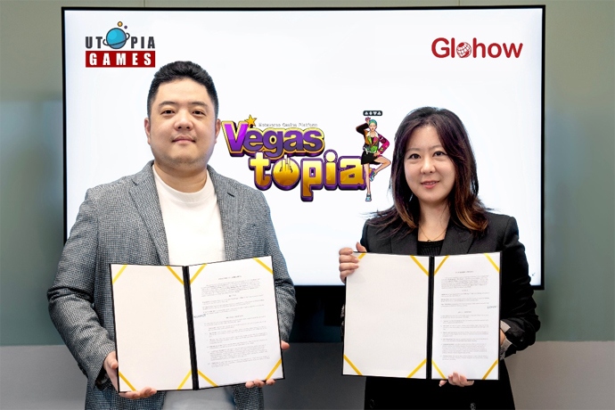 유토피아게임즈, 글로하우와 블록체인 소셜 카지노 글로벌 코퍼블리싱 계약 체결