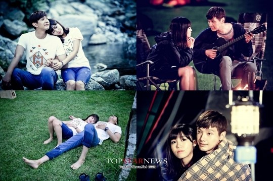 ‘트로트의 연인’ 지현우-정은지, 둘만의 오붓한 ‘캠핑 데이트’ 현장컷 공개