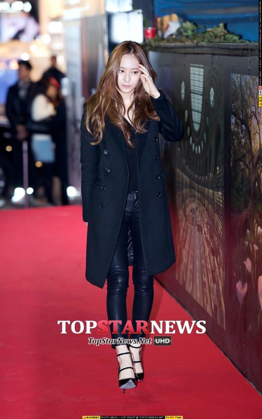 [HD포토] 에프엑스(f(x)) 크리스탈, ‘올-블랙으로 시크하게 등장한 그녀’ (블랑앤에클레어X쿤)