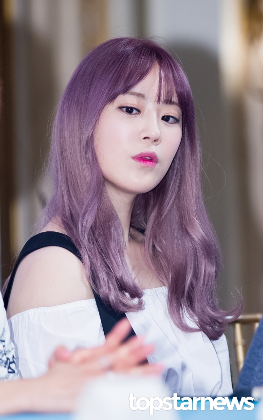 [HD포토] 허영지, ‘보라보라 보라돌이 헤어’
