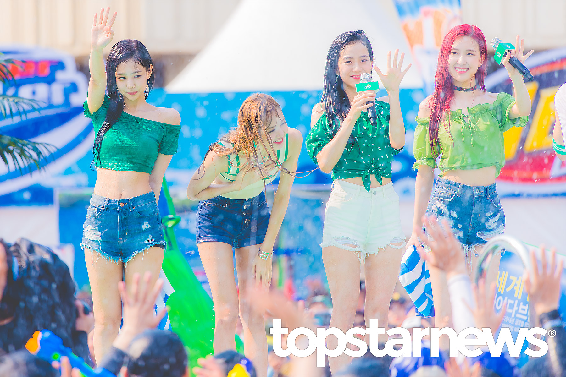 [UHD포토] 블랙핑크(BLACKPINK), 마지막 인사도 예쁘게 (워터밤2018)