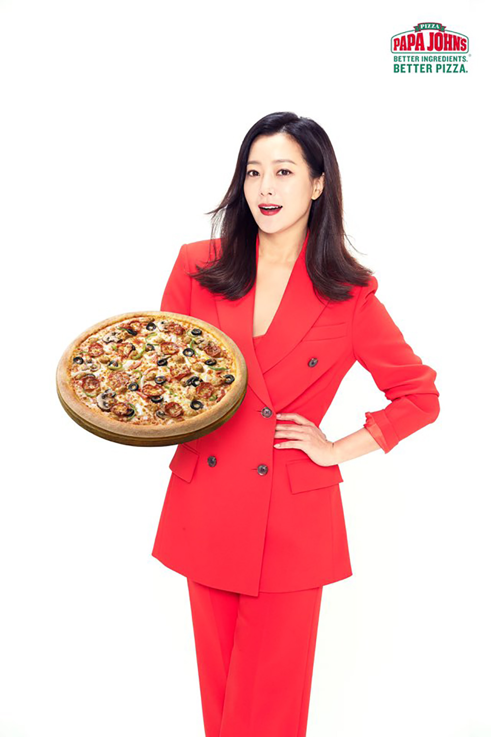 나인룸 김희선, 피자 전속 모델 발탁…브라운관-광고계 넘나드는 여신
