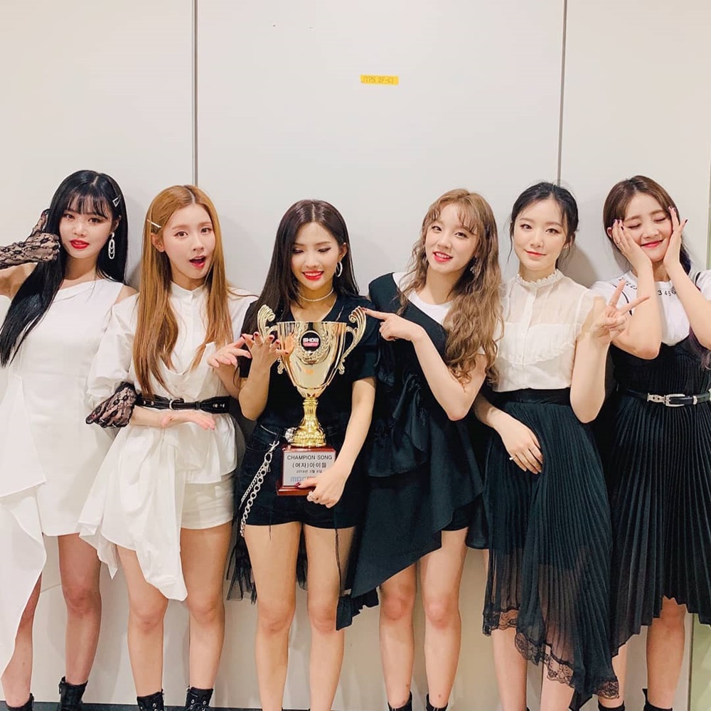 (여자)아이들, 'Senorita(세뇨리타)'로 1위 수상…'행복한 모습'